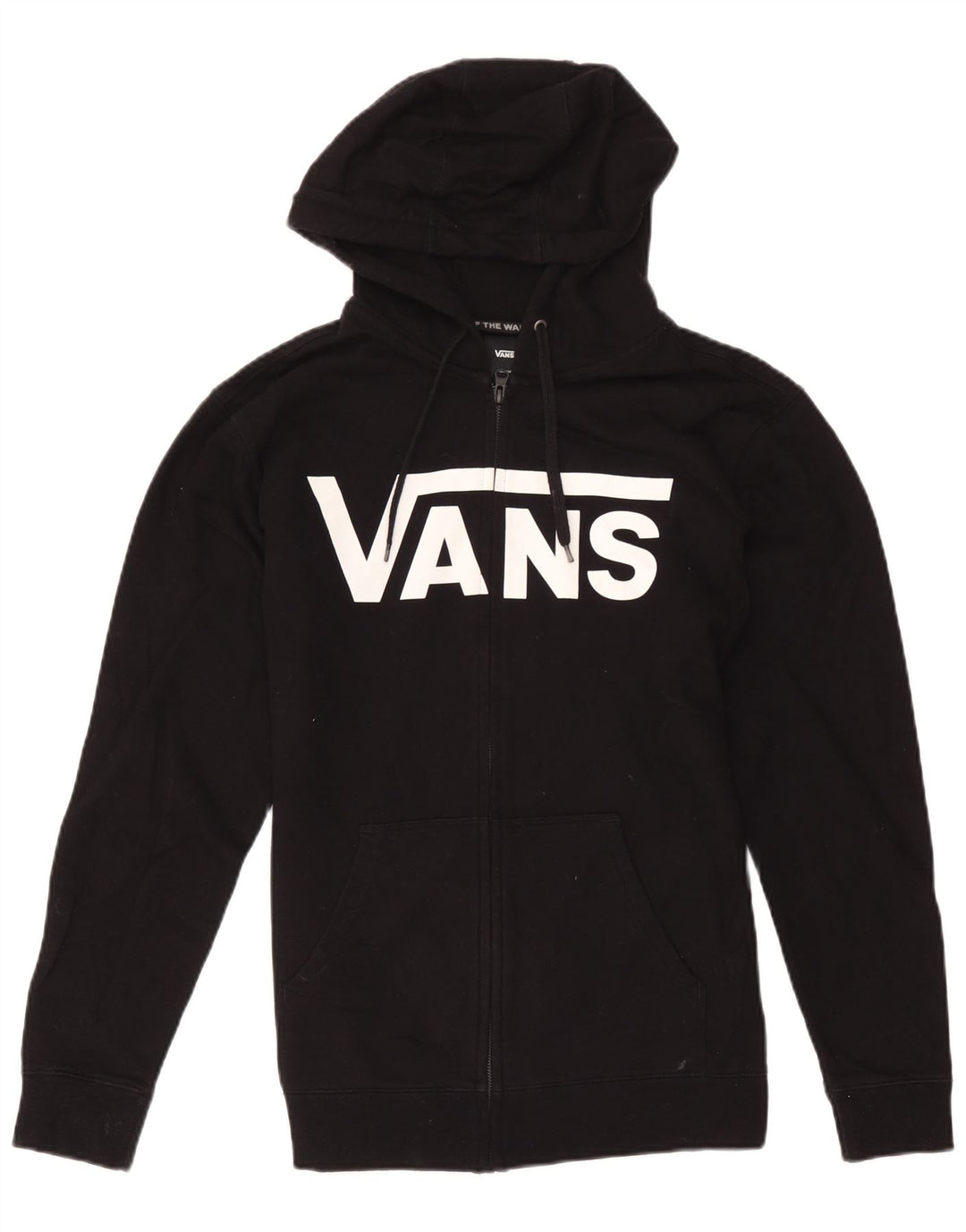 Vans muška pulover s kapuljačom s patentnim zatvaračem Srednje crni pamuk
