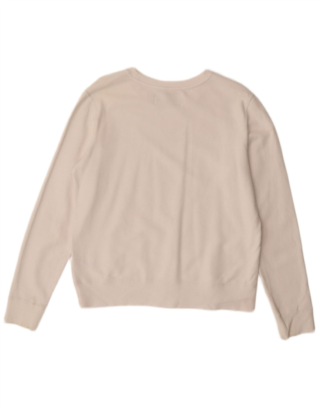 Calvin Klein Jeans ženski džemper s grafičkim motivima UK 14 Srednje bijeli