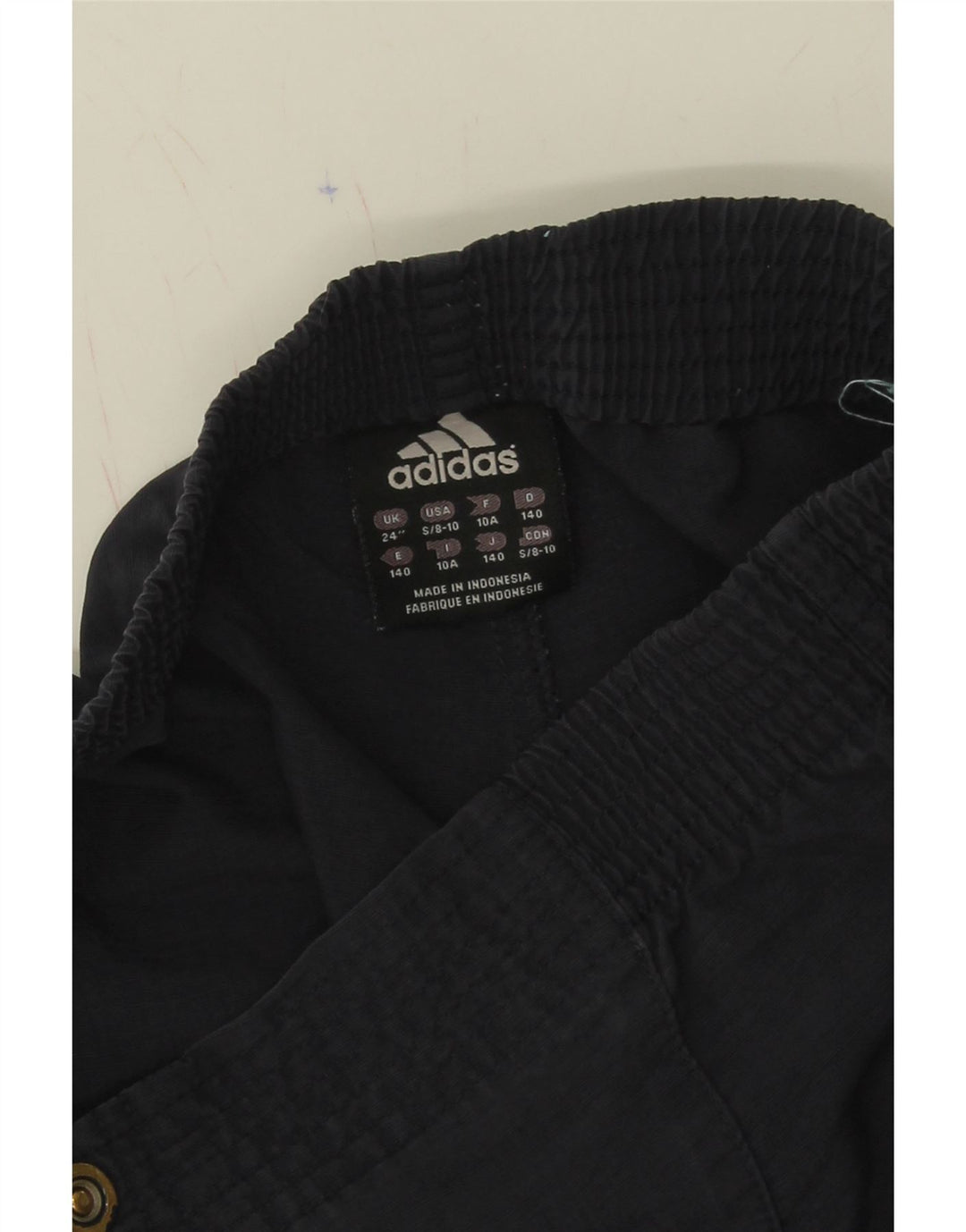 ADIDAS Boys Bermuda Shorts 9-10 Years W24 Navy Blue Polyamide Vintage Adidas and Second-Hand Adidas from Messina Hembry 