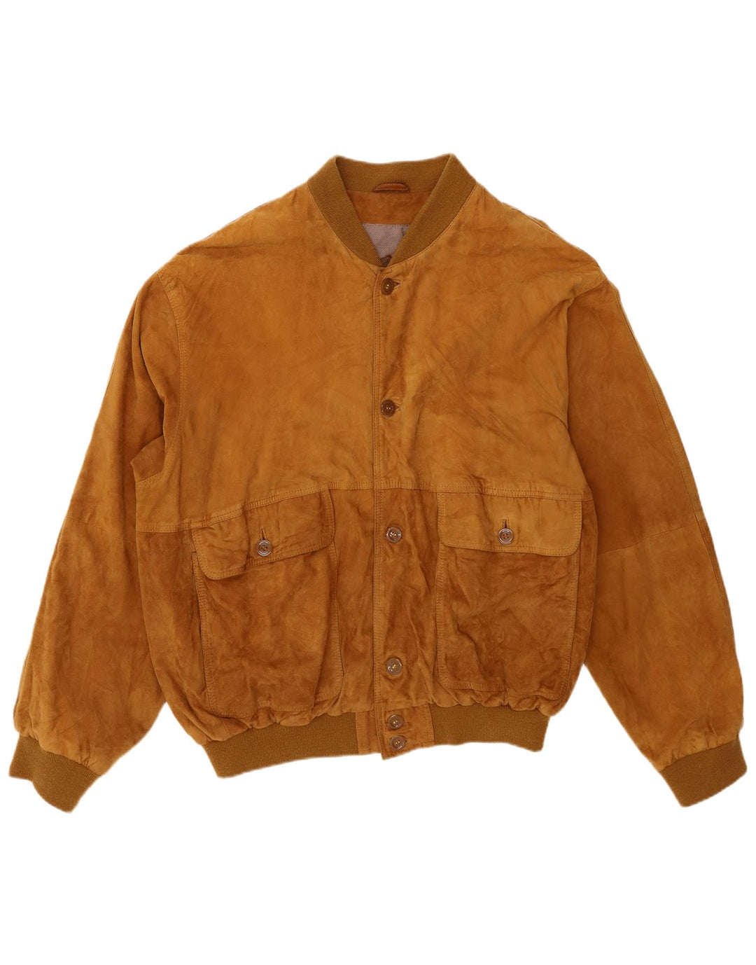 Vintage muška bomber jakna od brušene kože IT 58 4XL smeđa