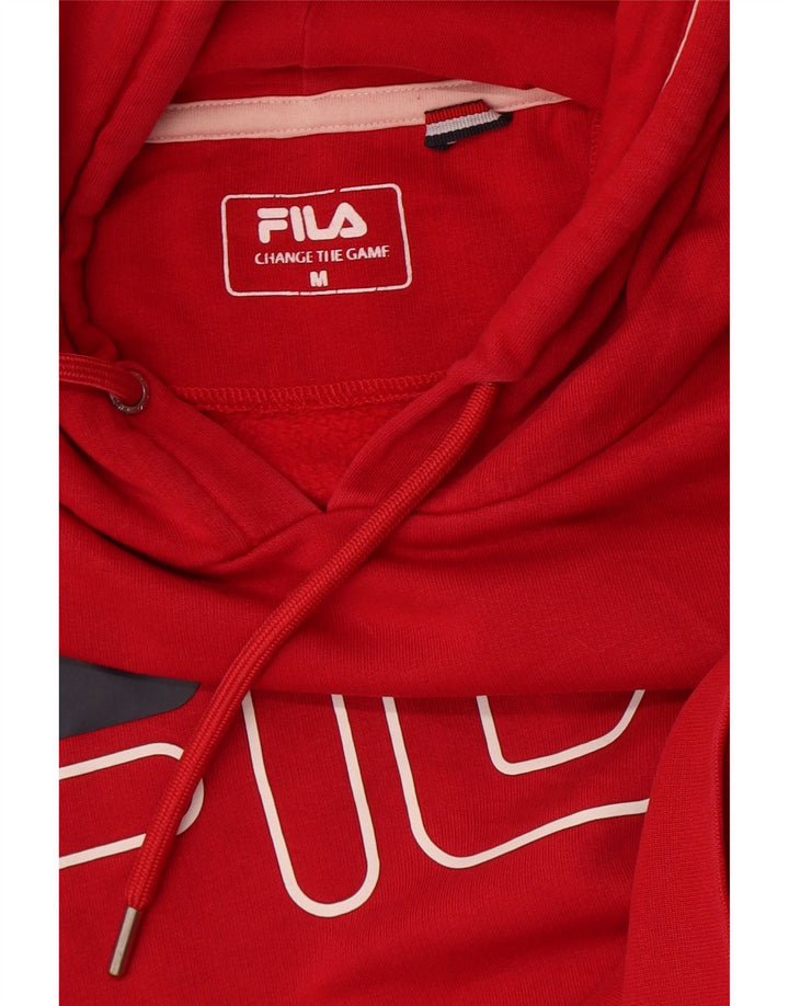 Fila muška majica s kapuljačom s kapuljačom srednje crvene boje