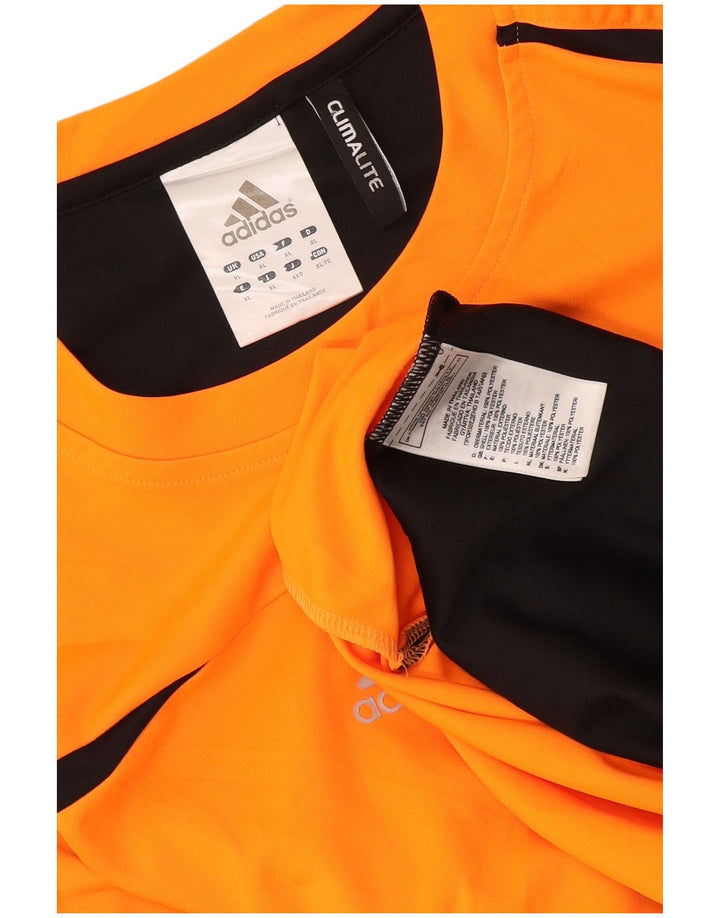 Adidas muški prsluk Climalite Top XL poliester narančaste boje