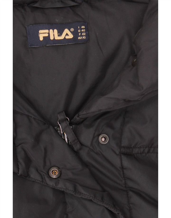 Fila ženska podstavljena jakna s kapuljačom IT 46 velika crna