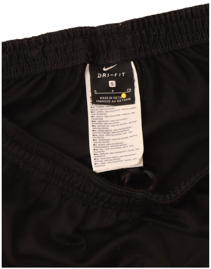 Nike muške Dri Fit hlače za trenirku male crne poliesterske boje