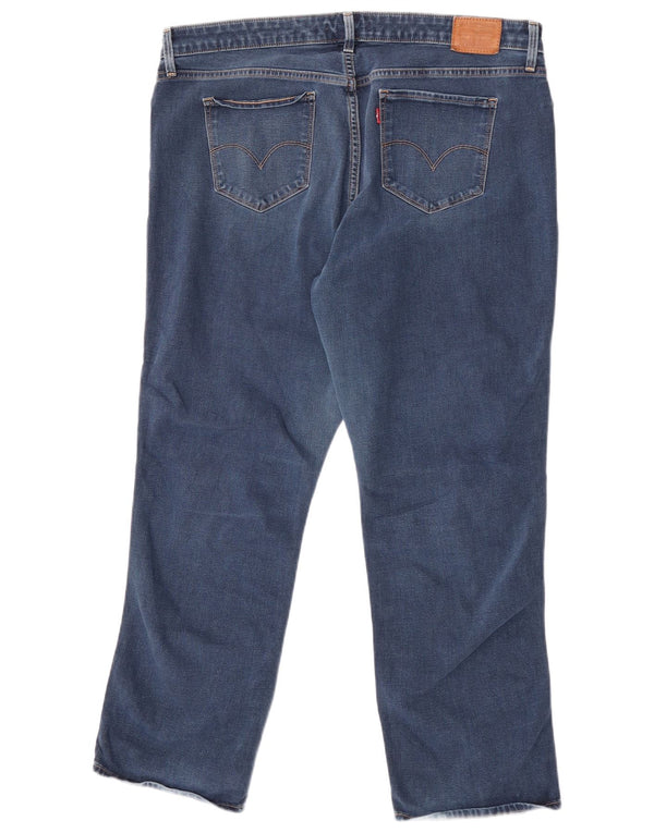 Levi's ženske ravne traperice 314 za oblikovanje US 20 3XL W40 L30 plavi pamuk