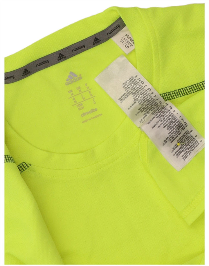 Adidas muška majica Climalite, srednji žuti poliester