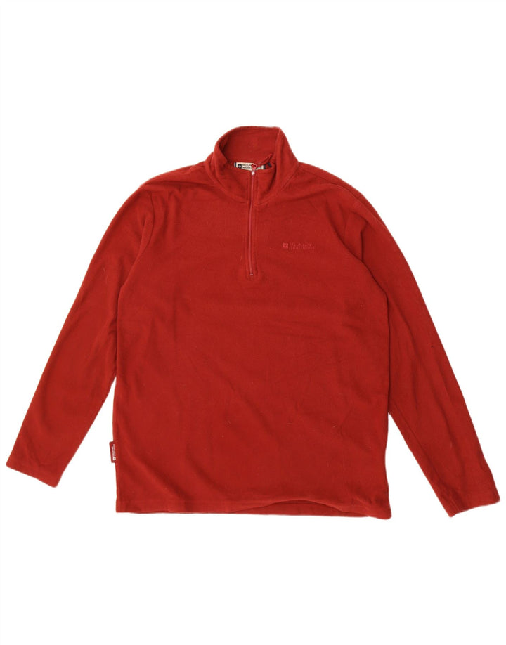 Mountain Warehouse muški džemper od flisa s patentnim izrezom UK 12 srednje kestenjaste boje