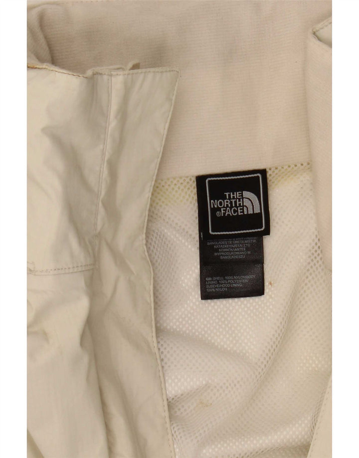 The North Face ženska kišna jakna s kapuljačom UK 14 Srednje bijeli najlon