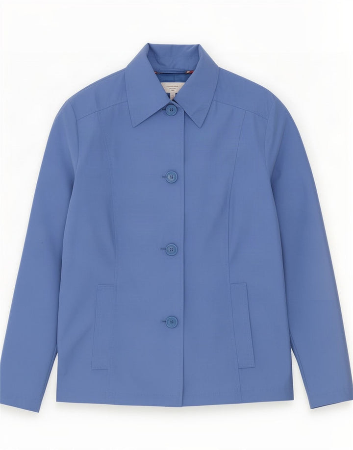 Marks & Spencer ženska bomber jakna UK 14 veliki plavi poliester