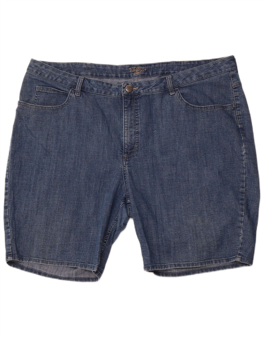 LEE ženske kratke traper hlače Riders US 24 4XL W44 plavi pamuk