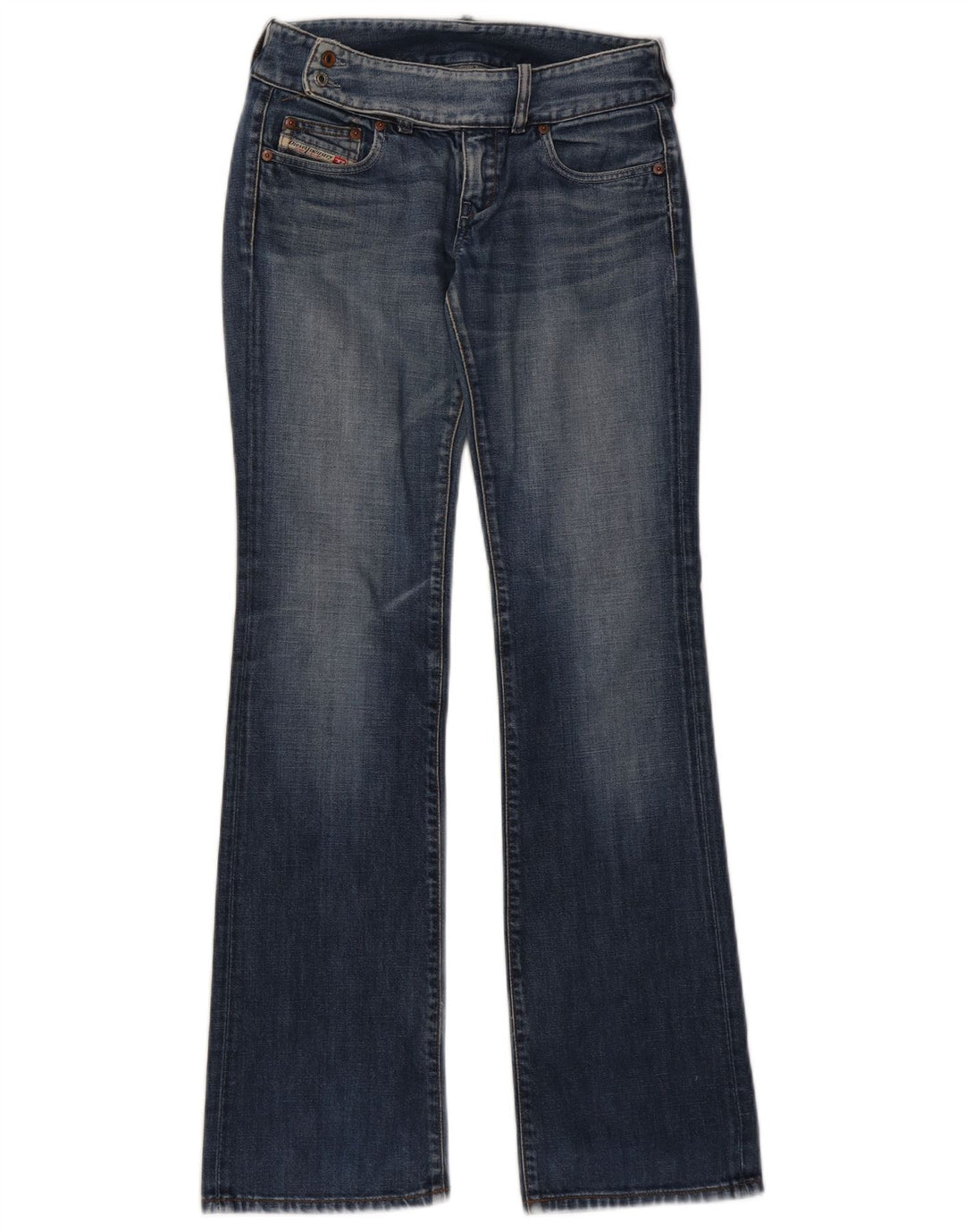 Diesel Ženske Bootcut traperice W27 L33 Plavi pamuk