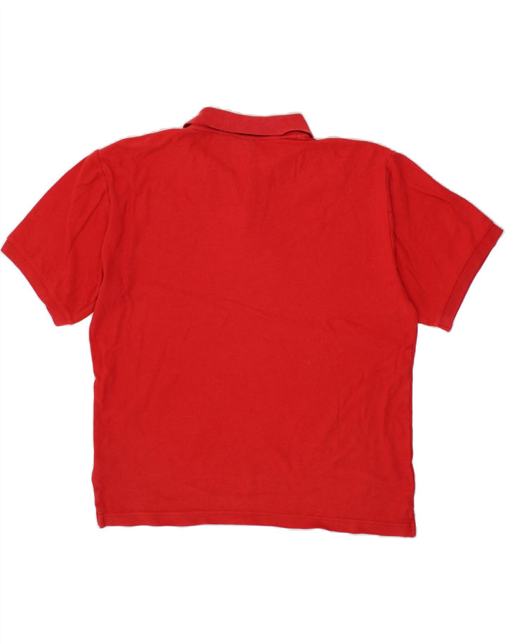 FILA Mens Polo Shirt XL Red Cotton Vintage Fila and Second-Hand Fila from Messina Hembry 