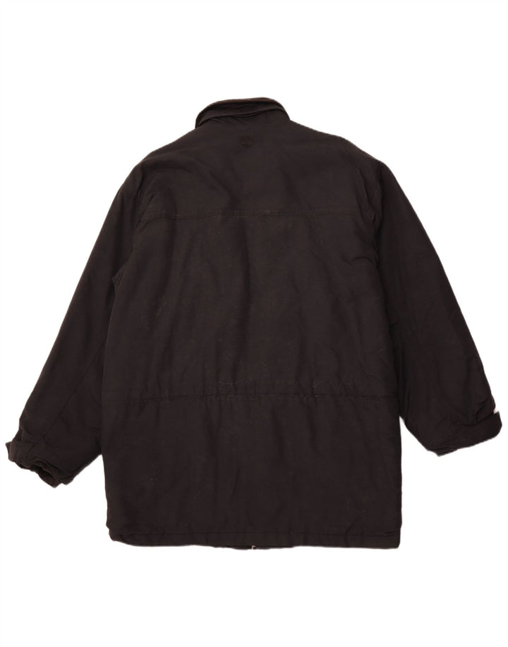 TIMBERLAND Muška jakna vjetrovka širokog kroja UK 36 Mala crna najlonska