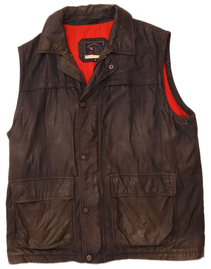 Paul & Shark muška jakna od voštanog pamuka za jahte UK 46 3XL crni poliester