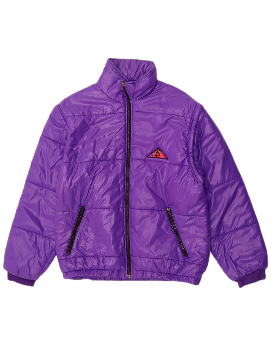 Aesse Mens Padded Jacket UK 38 Medium Purple Polyamide