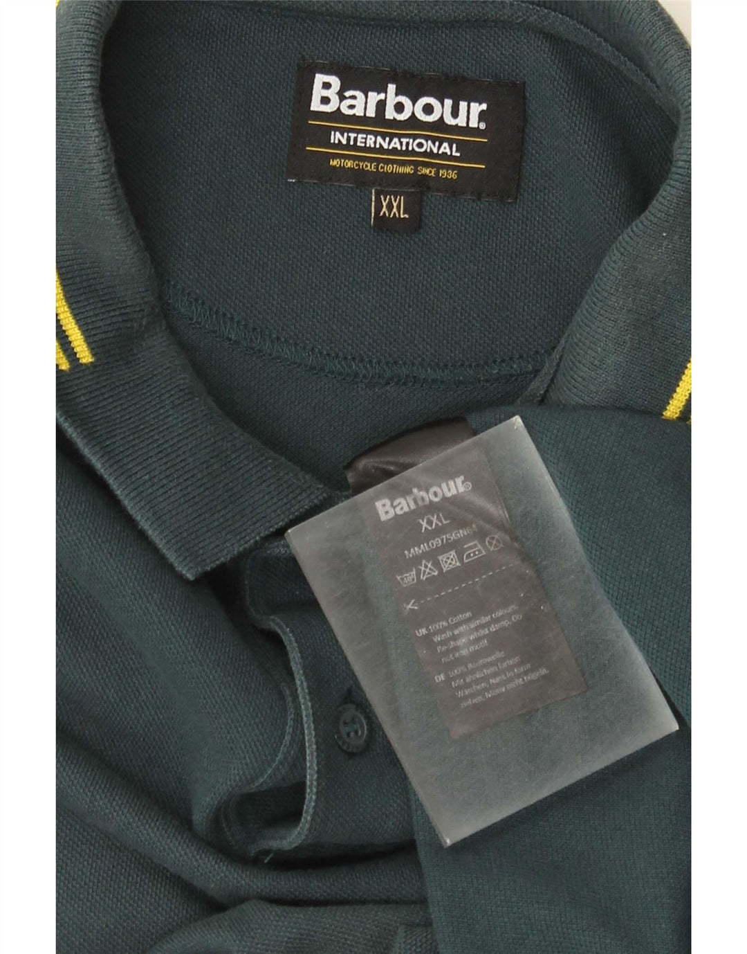 Barbour muška polo majica 2XL zeleni pamuk