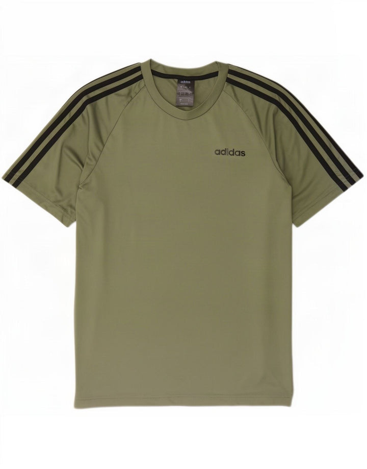 Adidas muška majica kratkih rukava mala kaki poliester