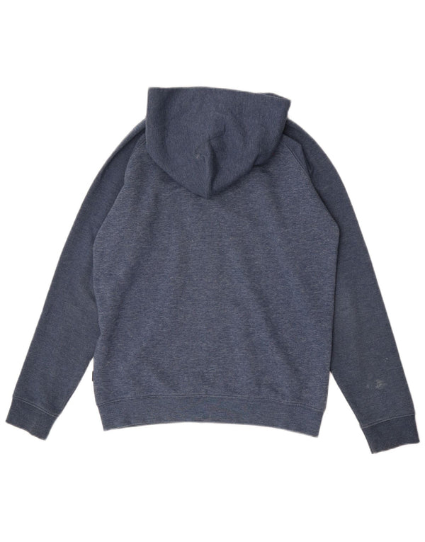 Quiksilver pulover s kapuljačom s patentnim zatvaračem za dječake 13-14 godina, velika mornarskoplava s mrljama