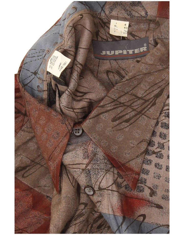 Jupiter muška pulover košulja, veličina 43, veliki raznobojni patchwork pamuk