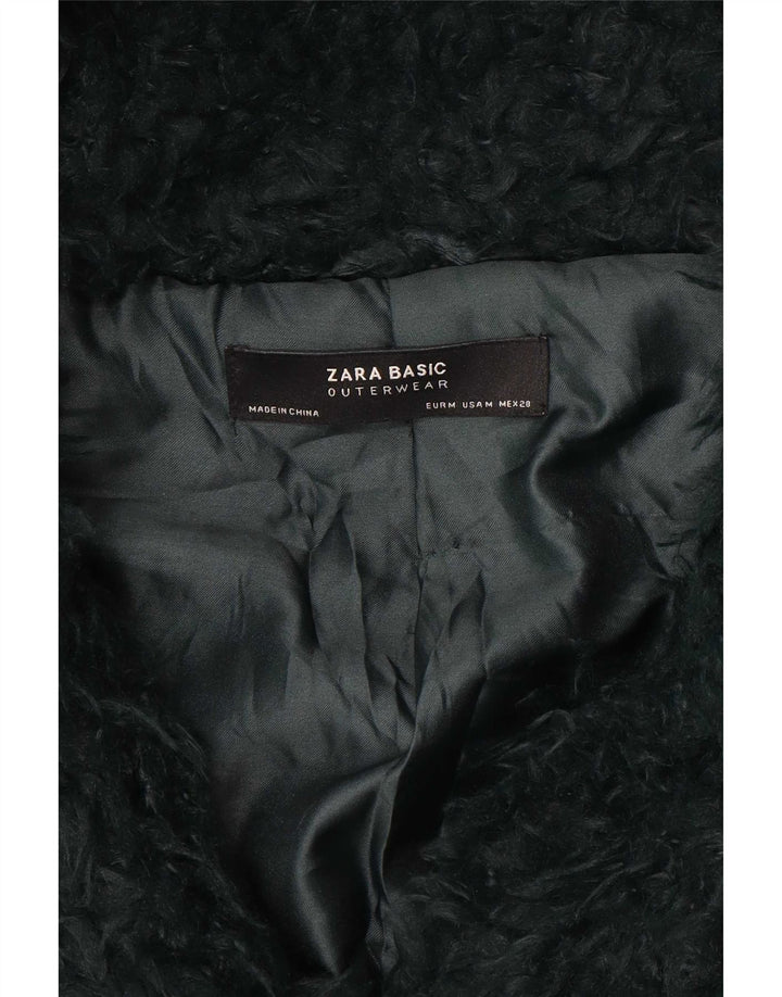 Zara ženski kaput s kapuljačom Teddy UK 14 srednje zelene boje