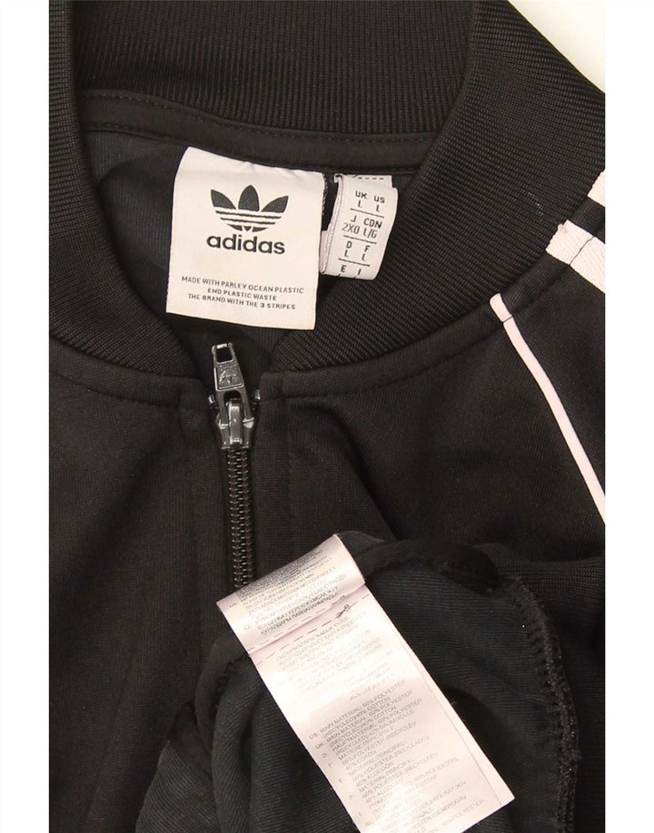 Adidas muška gornja jakna od trenirke, veliki crni poliester