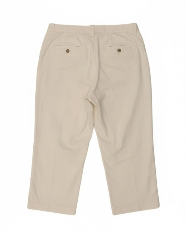 Lee ženske široke bermude visokog struka US 16 XL W34 bijeli pamuk