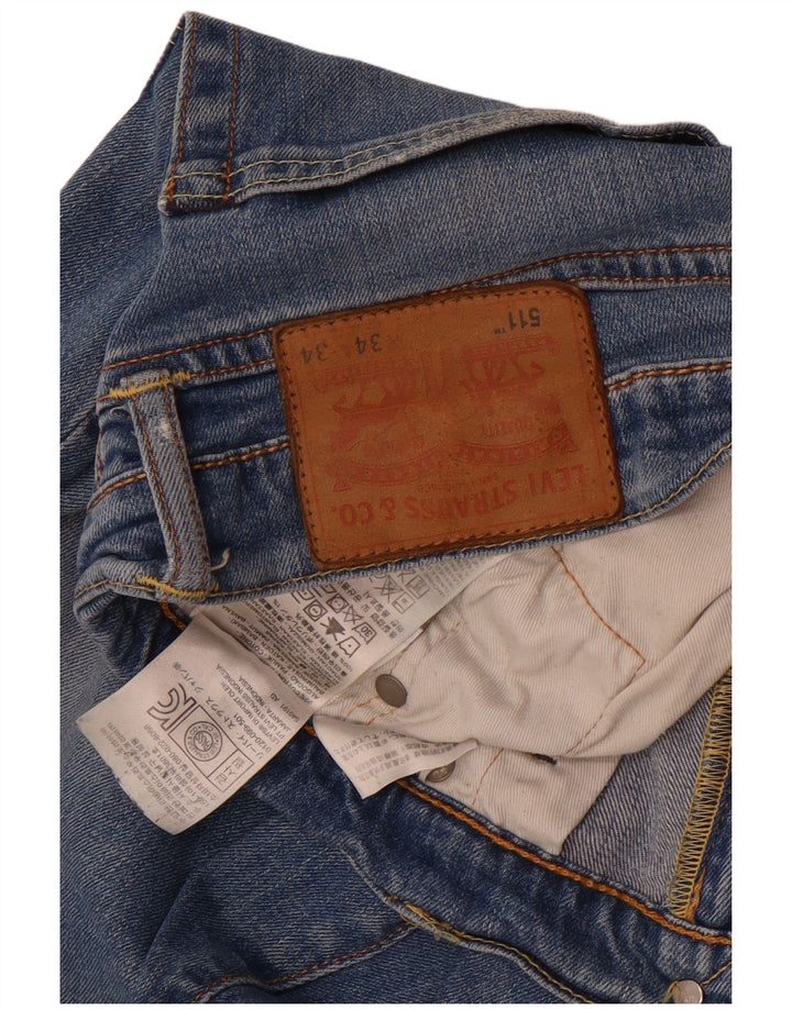 Levi's muške 511 uske traperice W34 L29 plavi pamuk