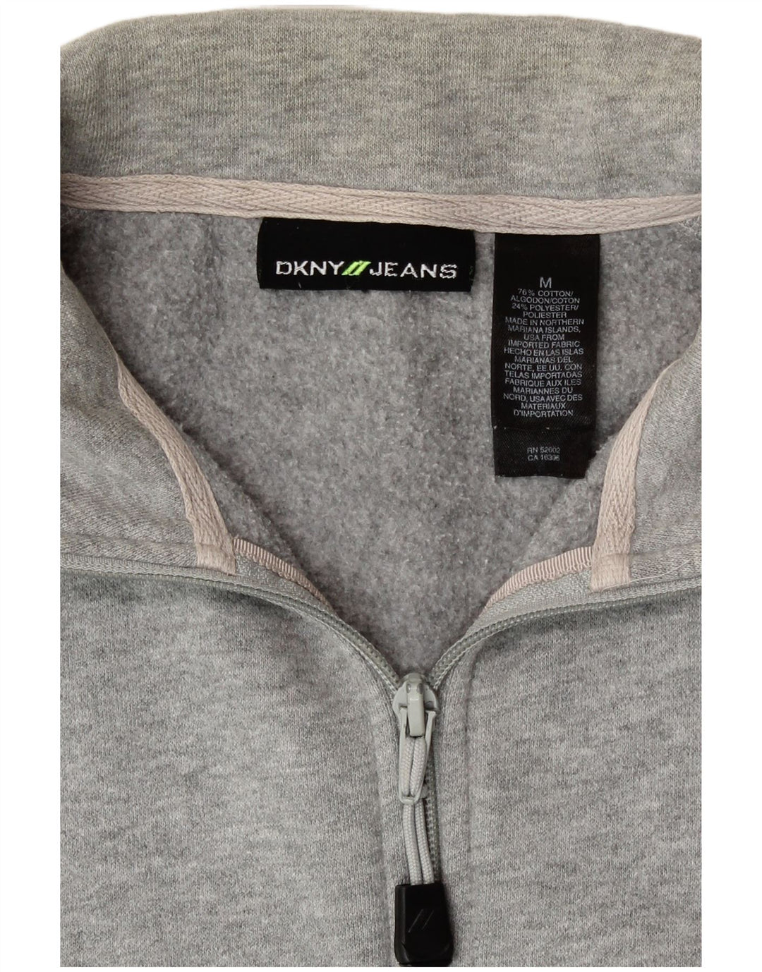 Dkny muška grafička gornja jakna od srednje sive pamučne trenirke