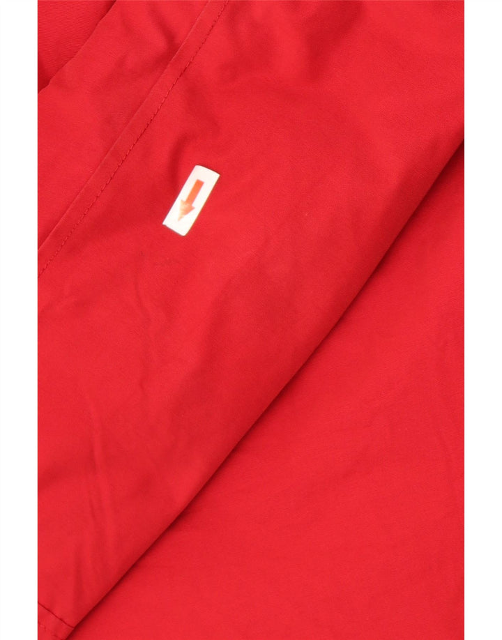 Woolrich ženska podstavljena jakna s kapuljačom UK 10 Mala crvena pamuk