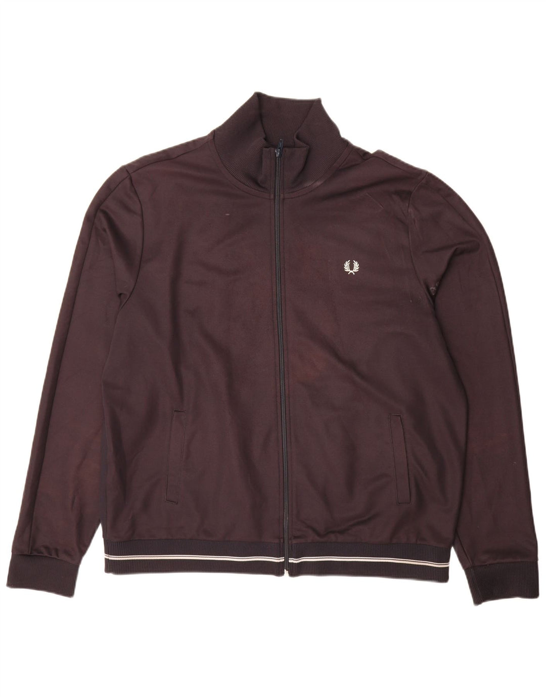 Fred Perry muška trenirka gornja jakna 2XL smeđi poliester