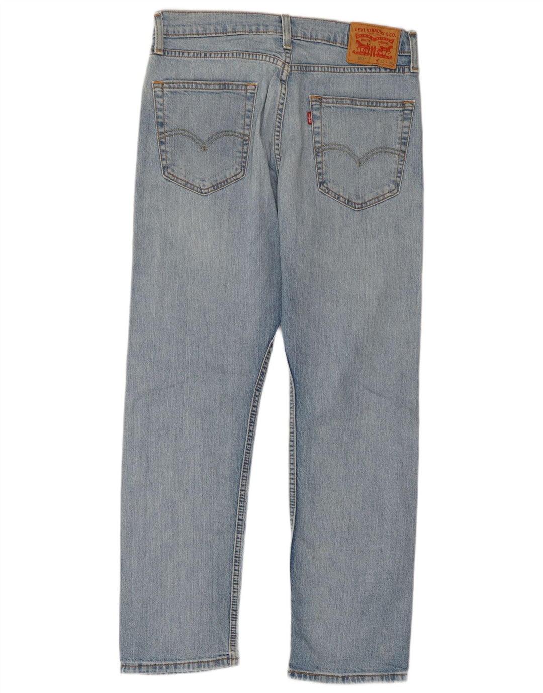 Levi's ženske 502 ravne traperice W32 L27 plavi pamuk