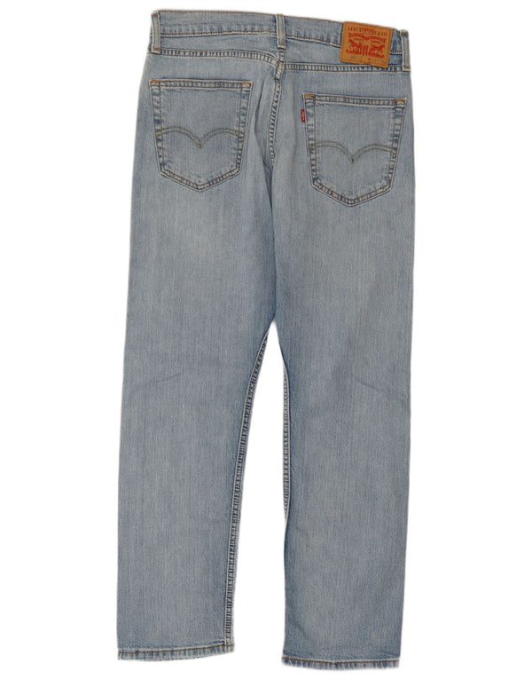 Levi's ženske 502 ravne traperice W32 L27 plavi pamuk