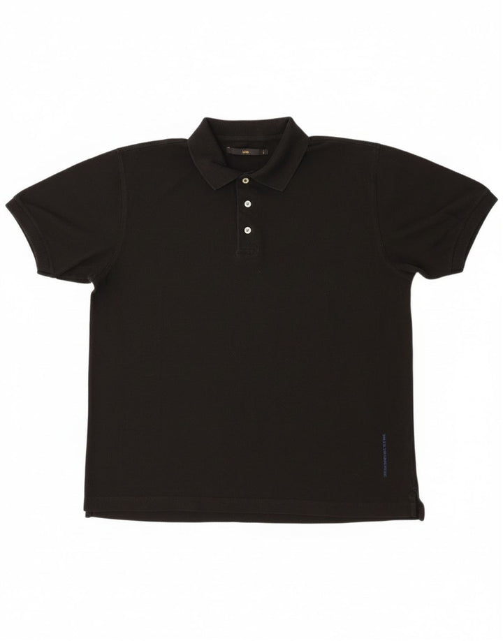Lee muška polo majica 2XL crni pamuk