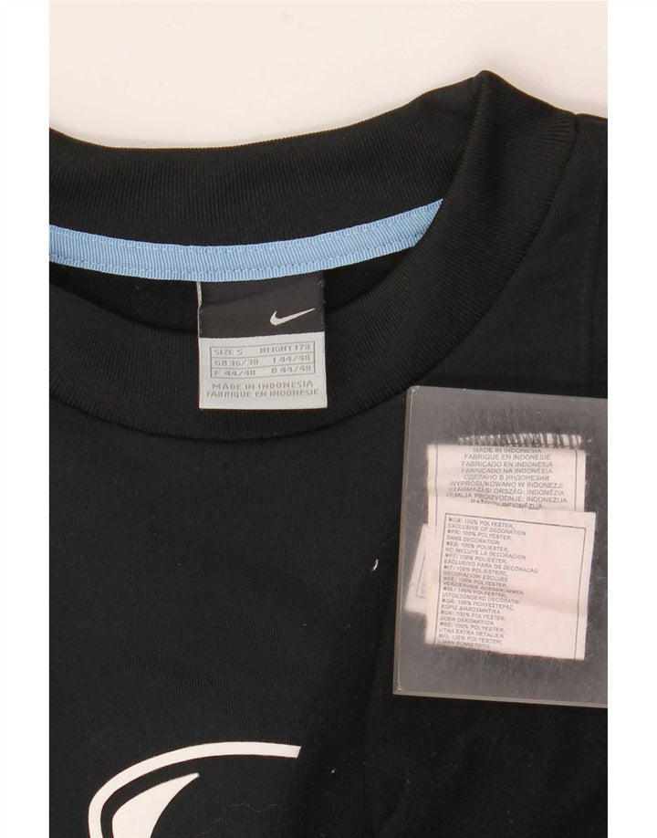 Nike muški džemper UK 36/38 mali crni poliester u boji
