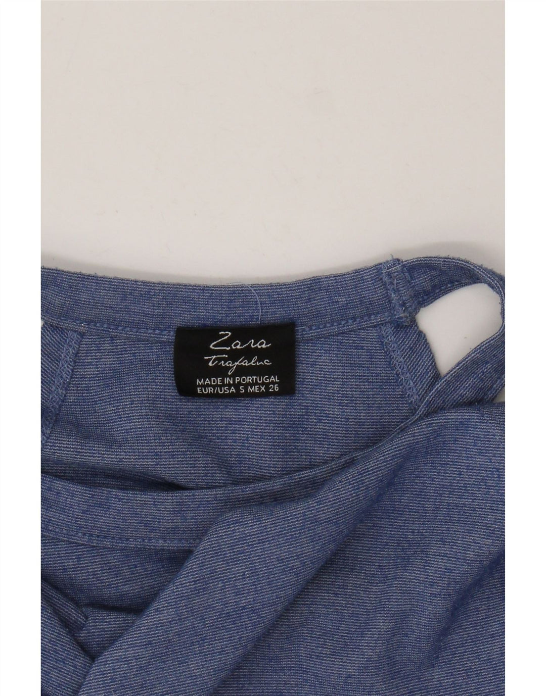 Zara ženski kratki top UK 8 Small Blue