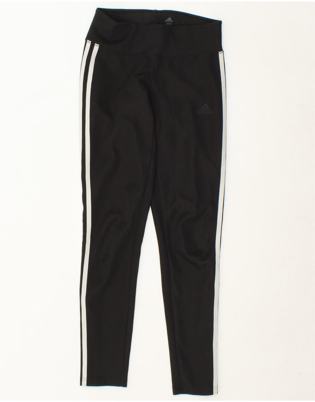 ADIDAS Womens Climalite Leggings UK 4/6 XS  Black Polyester Vintage Adidas and Second-Hand Adidas from Messina Hembry 