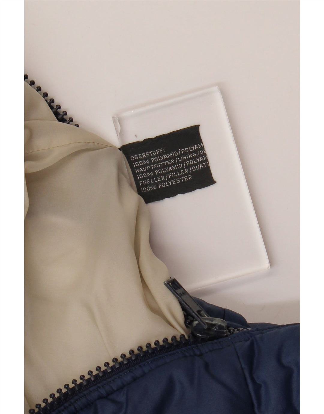 VINTAGE muška jakna vjetrovka UK 38 srednje tamnoplavi poliester