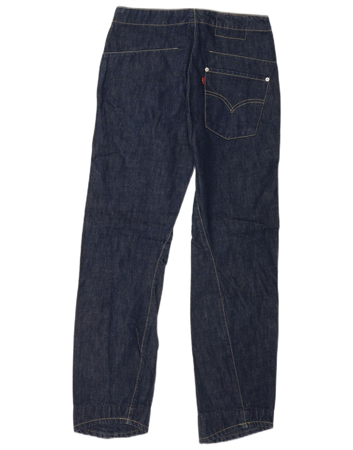 Levi's muške ravne traperice W29 L32 tamnoplavi pamuk