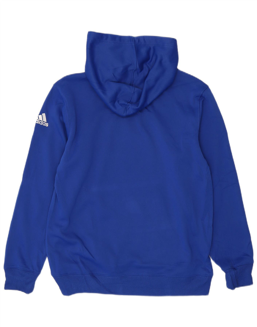Adidas muška majica s kapuljačom s kapuljačom s panterama srednje plave boje od poliestera