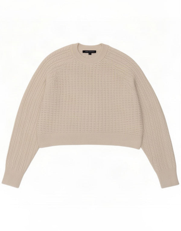 French Connection Ženski pulover s okruglim izrezom UK 16 Large White