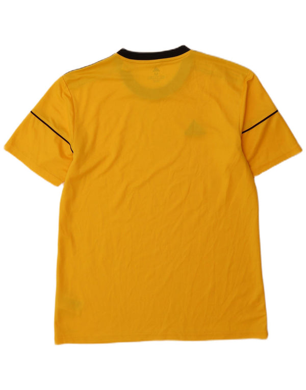 Adidas muška majica Climalite, srednji žuti poliester