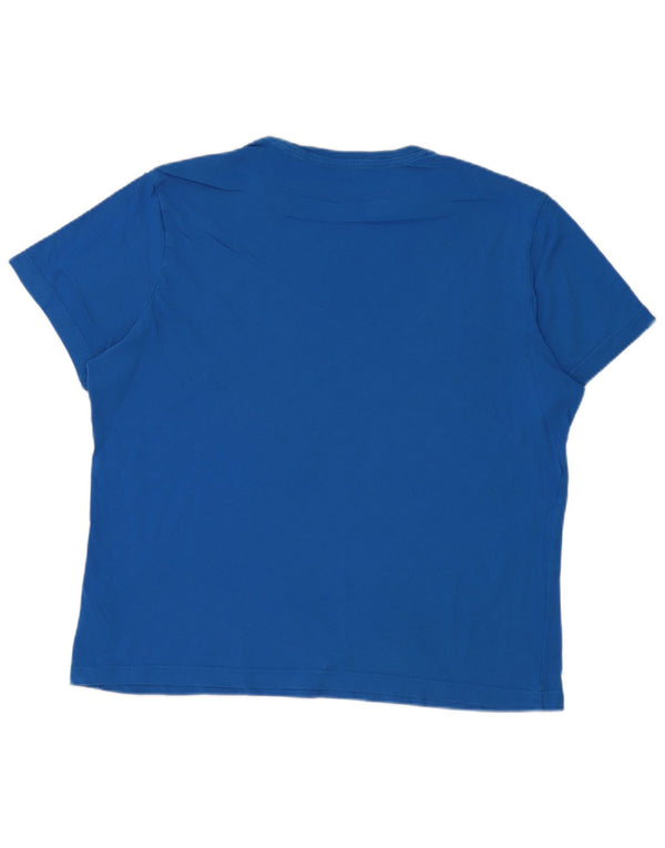Reebok muška majica kratkih rukava Regular Graphic Top Large Blue Cotton