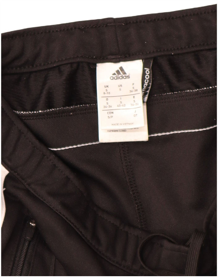 Adidas Ženske Climacool Trenirke Hlače UK 8/10 Male crne poliesterske