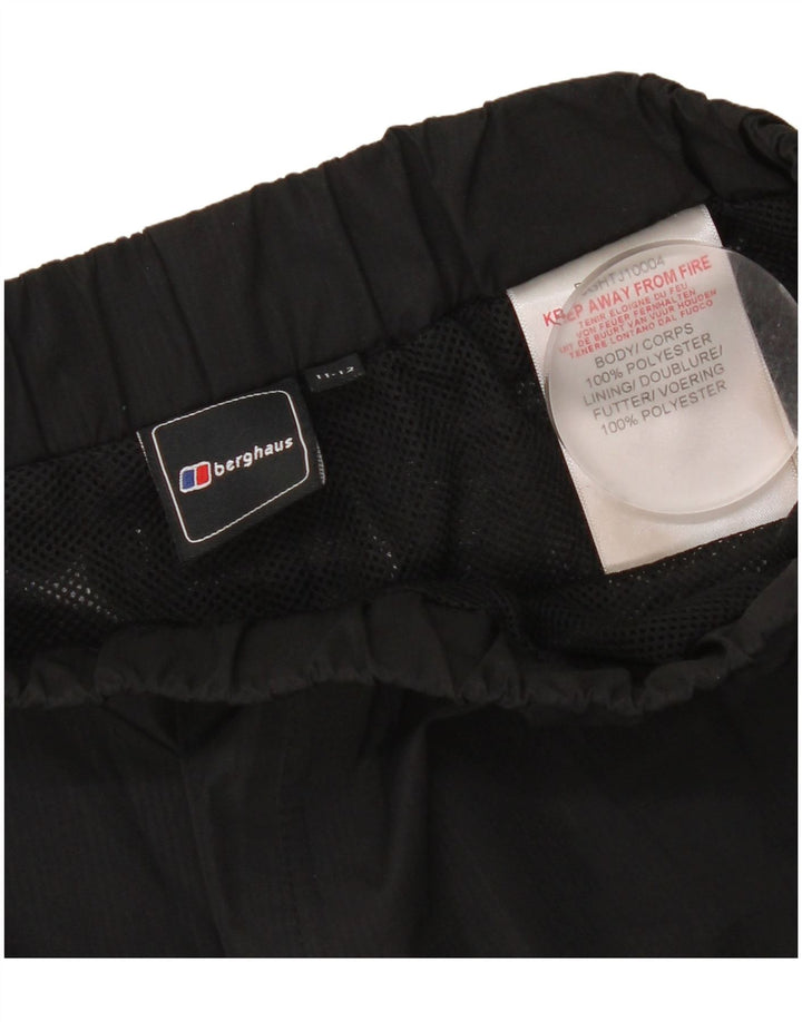 Berghaus vodootporne hlače za djevojčice 11-12 godina, crni poliester