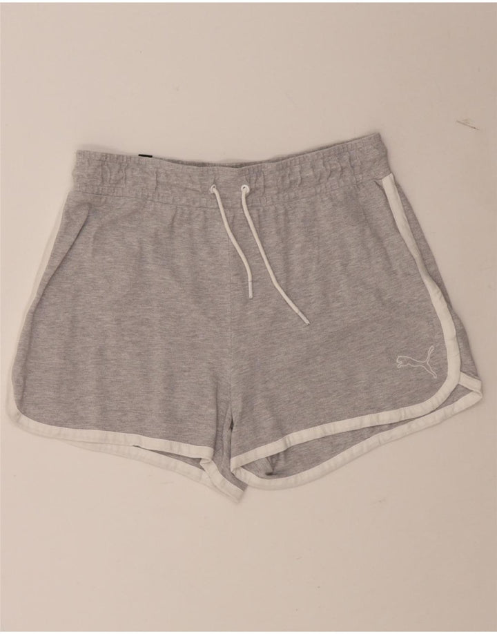 PUMA Womens Sport Shorts UK 14 Medium  Grey Cotton Vintage Puma and Second-Hand Puma from Messina Hembry 