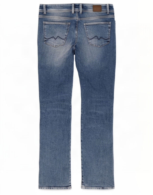 PEPE Jeans Ženske ravne traperice srednjeg rasta Saturn US 10 Large W34 L30 Plave