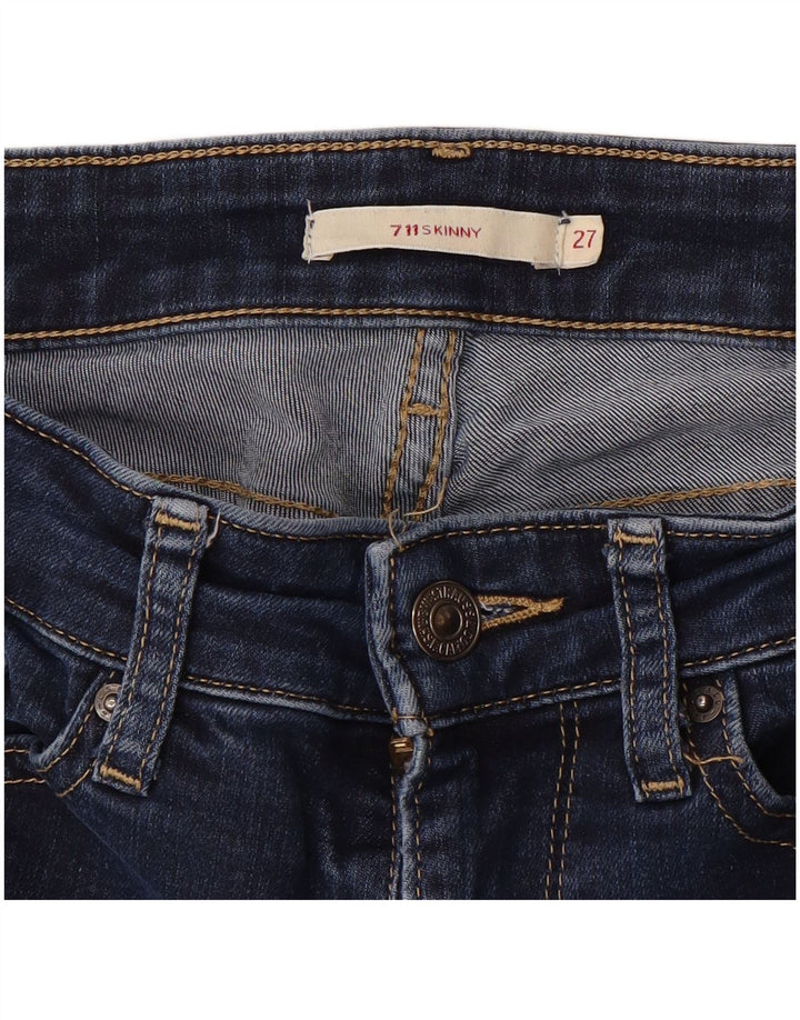Levi's ženske 711 uske traperice W27 L26 plave