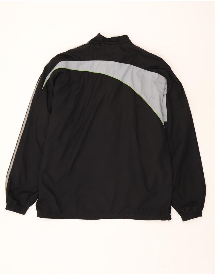 Adidas muška sve crna gornja jakna trenirke velike crne boje