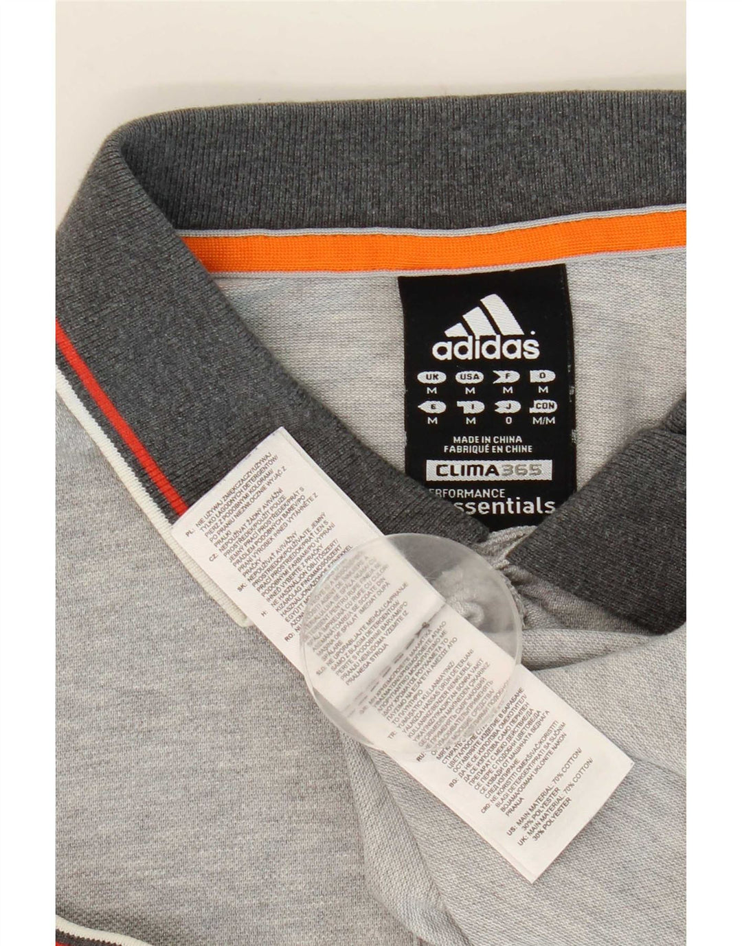 Adidas muška polo majica Clima 365 srednje siva pamuk