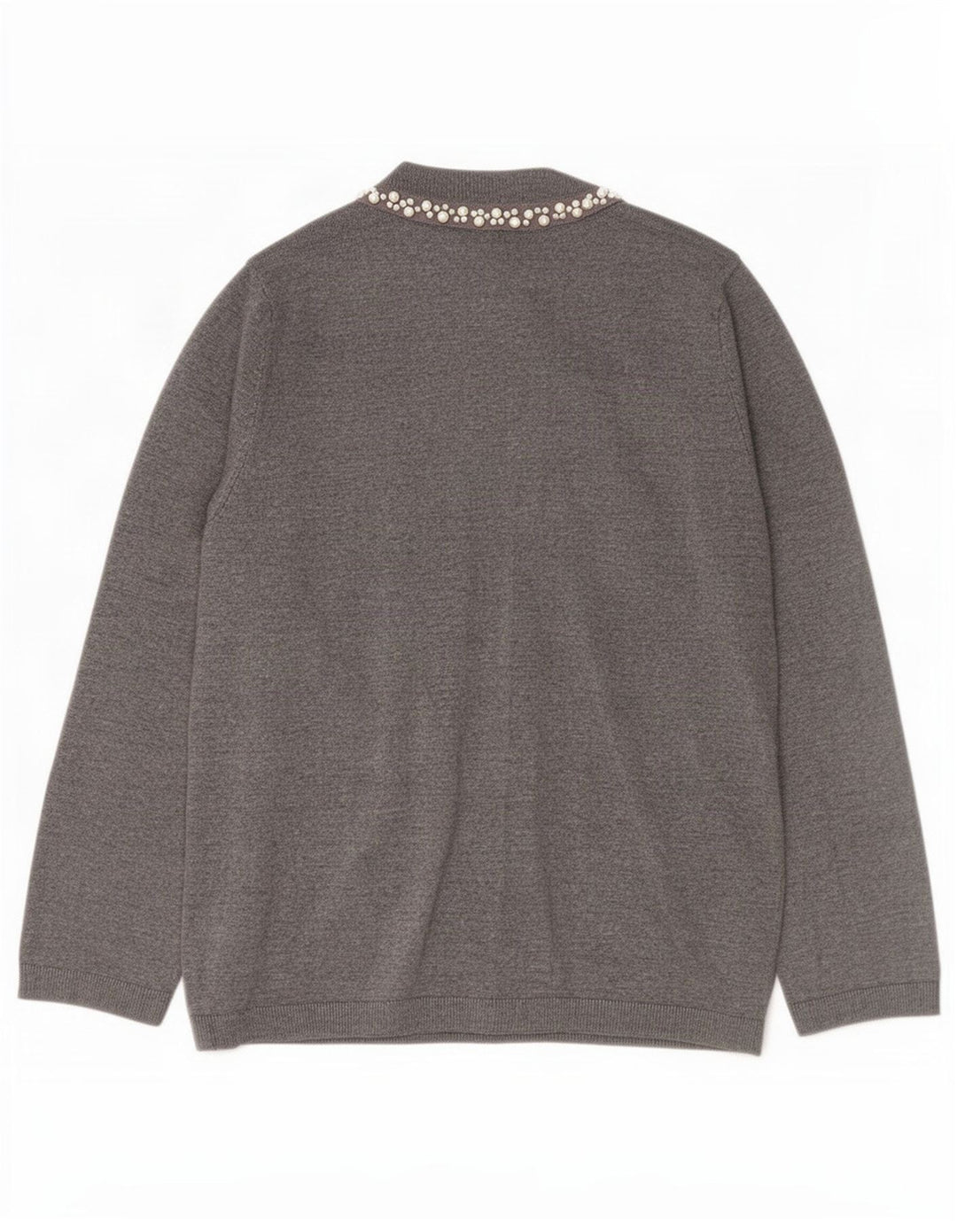 Zara ženski kardigan pulover UK 14 Large Grey